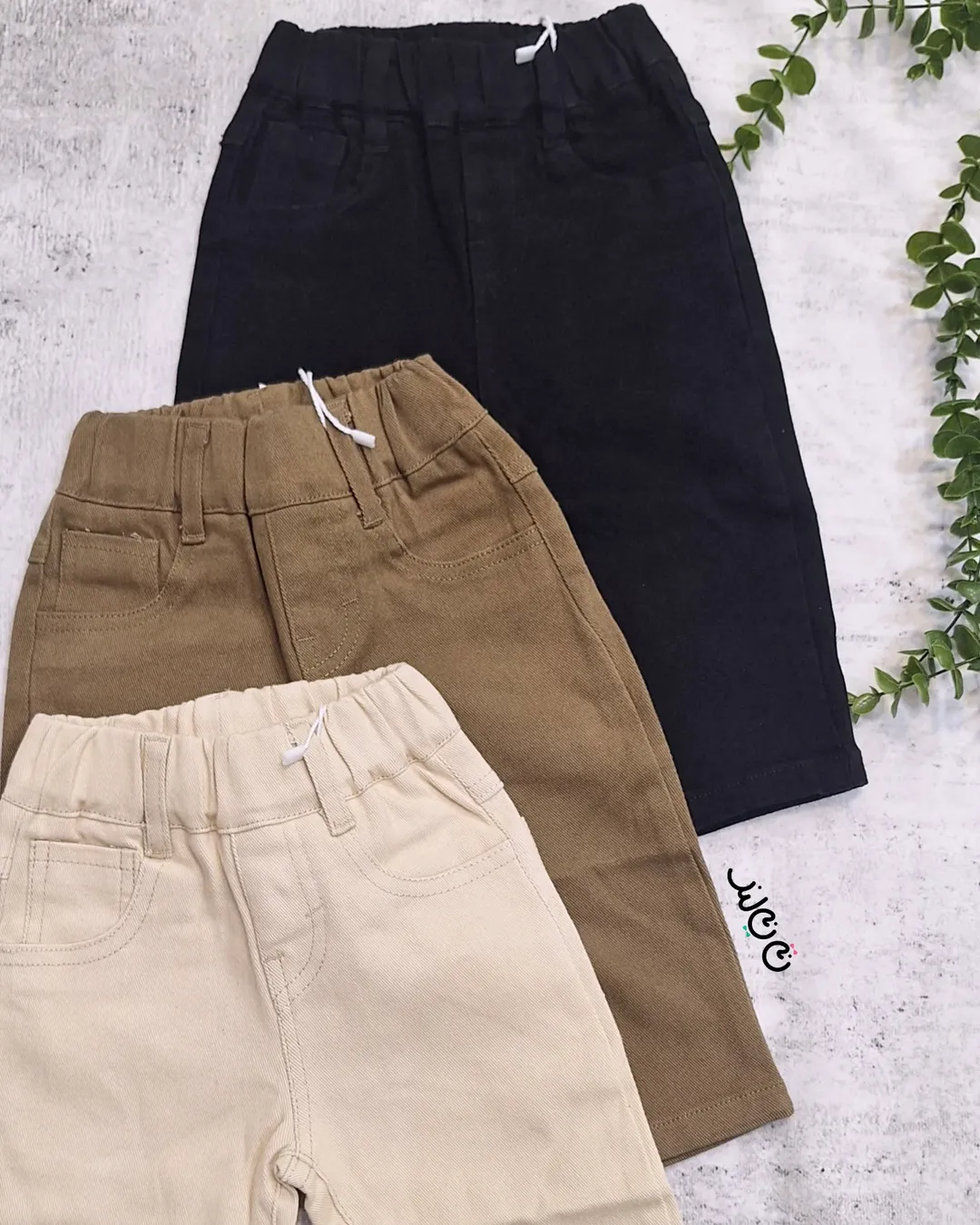 شلوار کتان نقلی بچگانه