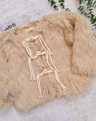 کت خز دخترانه سایز ۳تا ۶ سال
